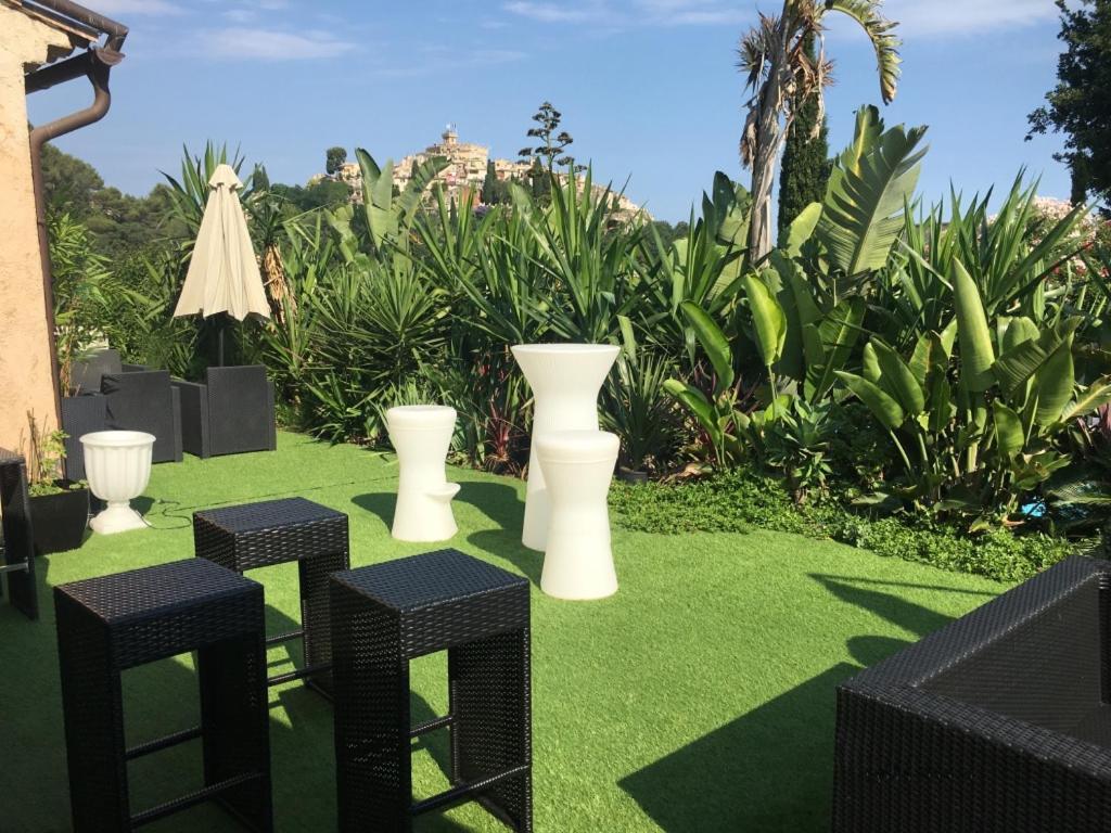 Villa Les Yuccas - Pool - Sea View Cagnes-sur-Mer Eksteriør bilde