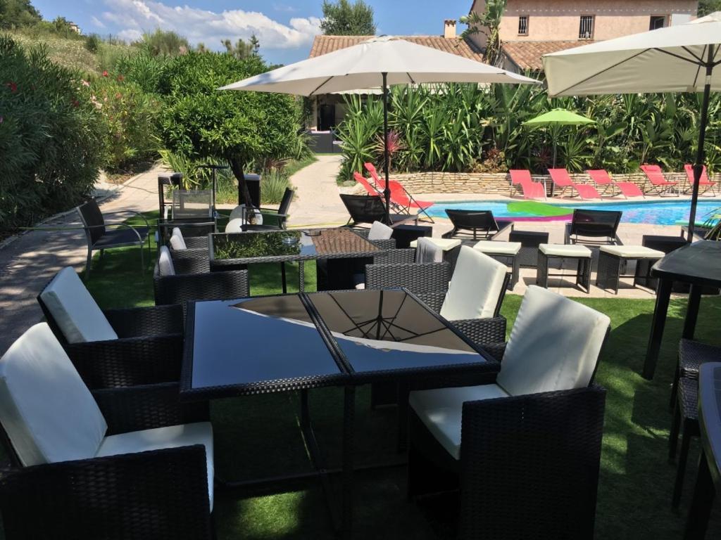 Villa Les Yuccas - Pool - Sea View Cagnes-sur-Mer Eksteriør bilde