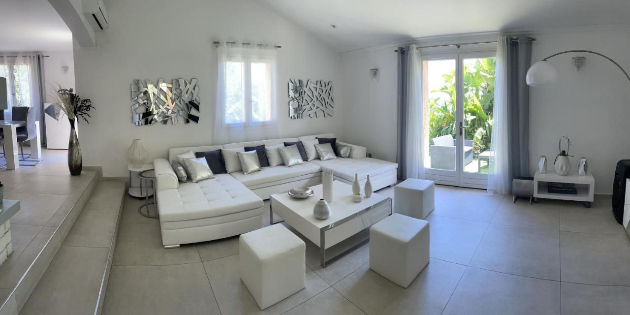 Villa Les Yuccas - Pool - Sea View Cagnes-sur-Mer Eksteriør bilde
