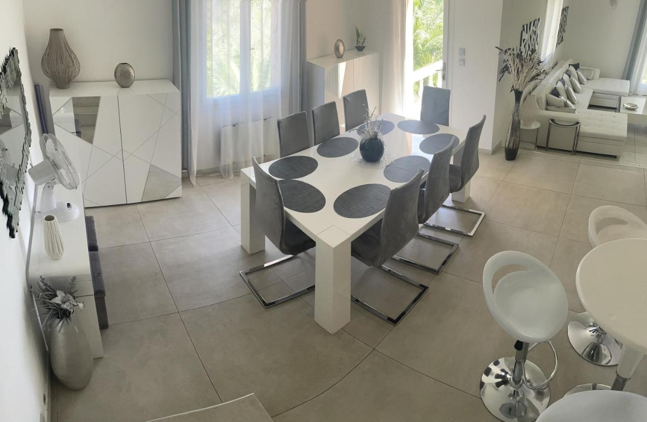 Villa Les Yuccas - Pool - Sea View Cagnes-sur-Mer Eksteriør bilde